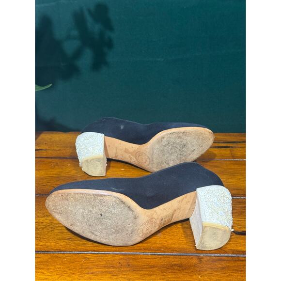 Vintage Dries Van Noten block heels size 38 euro - Picture 7 of 11